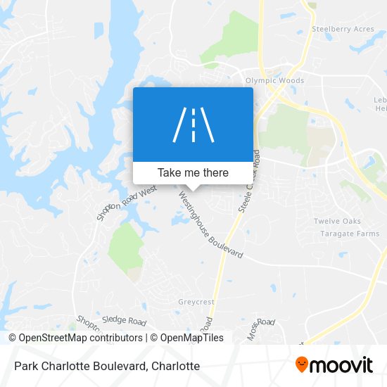 Mapa de Park Charlotte Boulevard