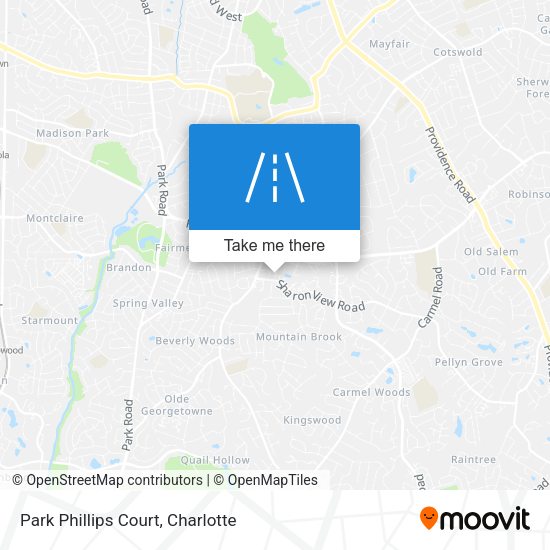 Mapa de Park Phillips Court