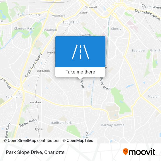 Mapa de Park Slope Drive