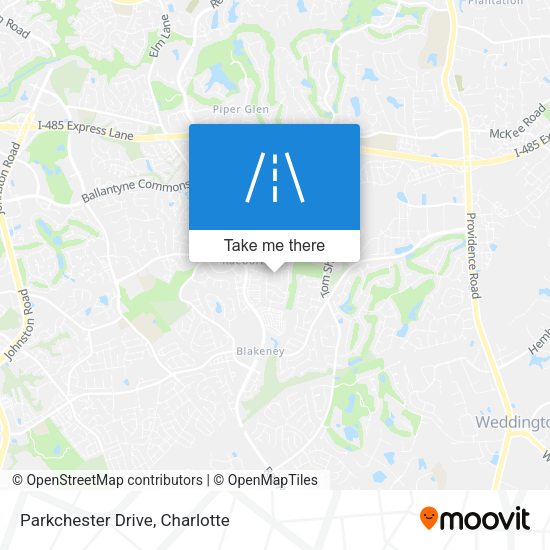 Parkchester Drive map