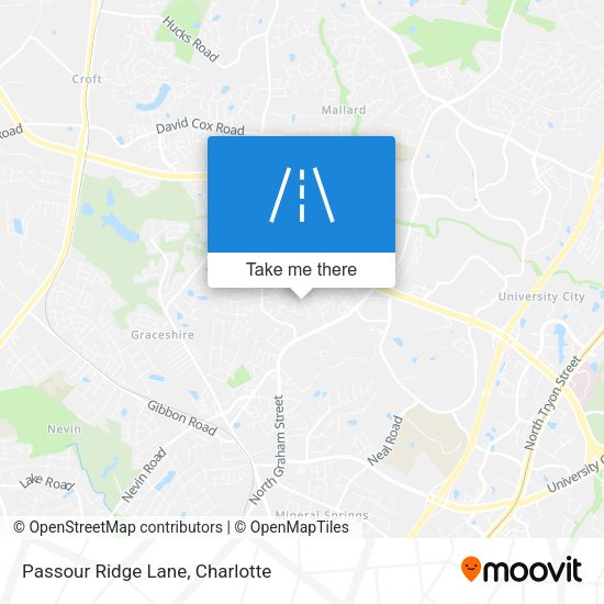 Mapa de Passour Ridge Lane