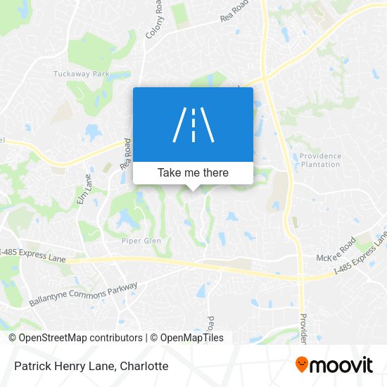 Mapa de Patrick Henry Lane