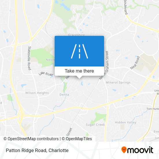 Patton Ridge Road map
