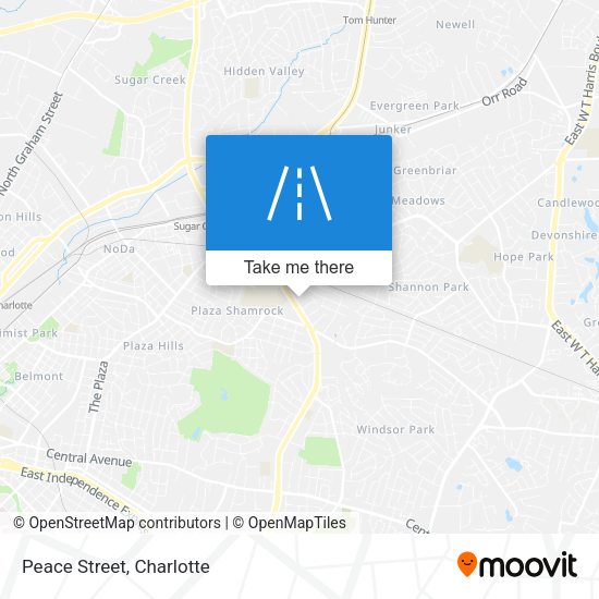 Mapa de Peace Street
