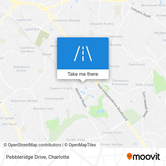Mapa de Pebbleridge Drive