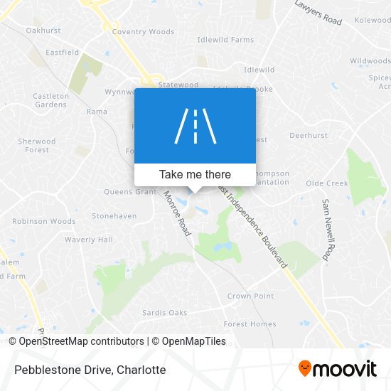 Pebblestone Drive map