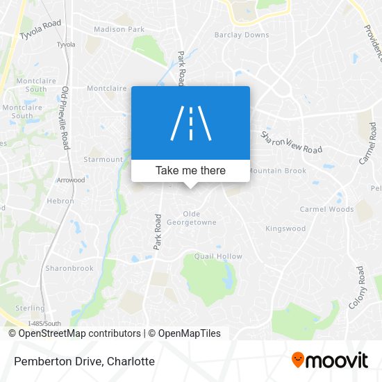 Mapa de Pemberton Drive