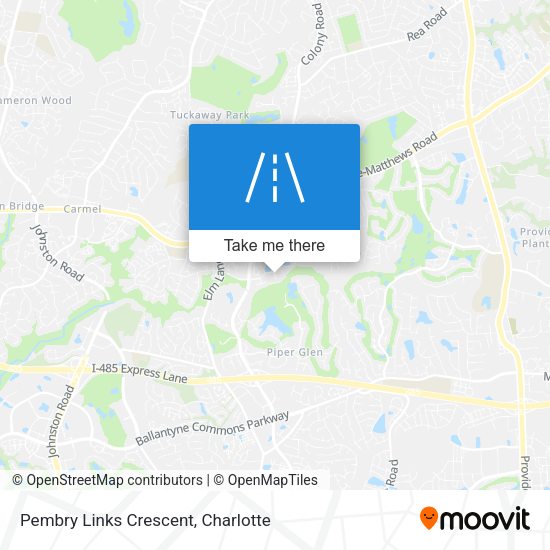 Pembry Links Crescent map
