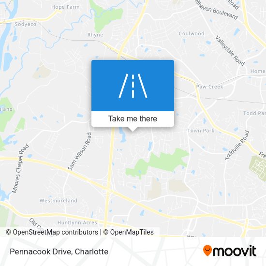 Mapa de Pennacook Drive