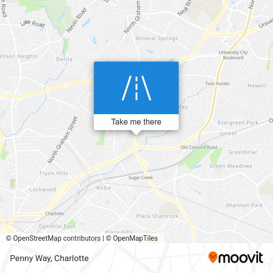 Mapa de Penny Way