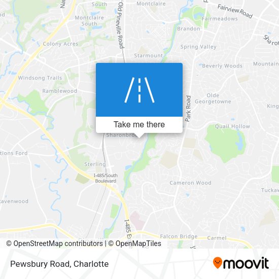 Mapa de Pewsbury Road