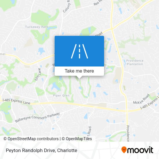Peyton Randolph Drive map