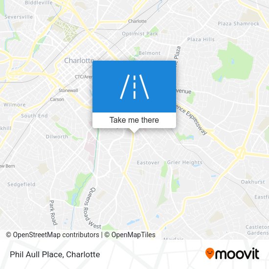 Mapa de Phil Aull Place