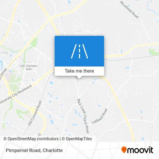 Mapa de Pimpernel Road