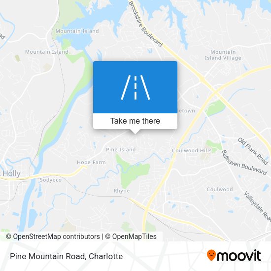 Mapa de Pine Mountain Road