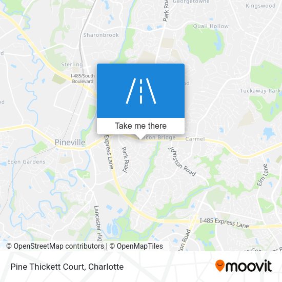 Mapa de Pine Thickett Court