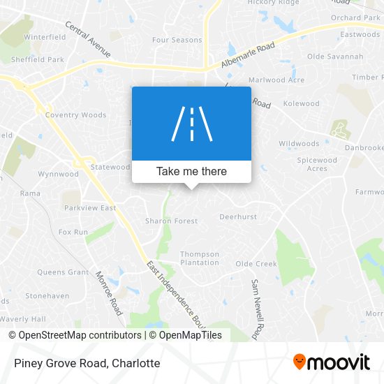Mapa de Piney Grove Road