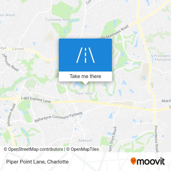 Piper Point Lane map