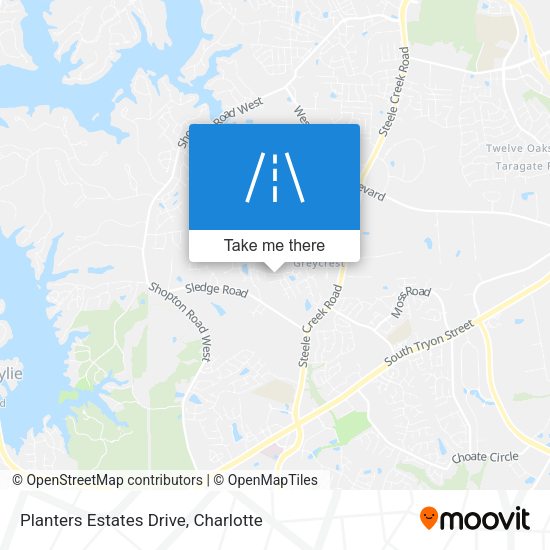 Mapa de Planters Estates Drive