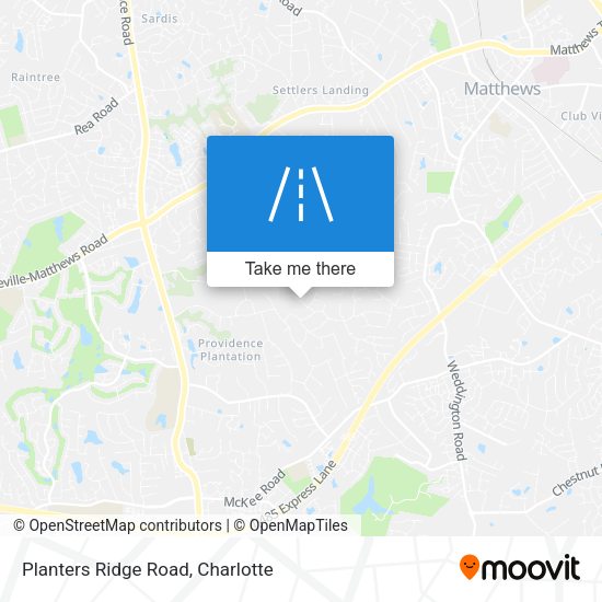 Mapa de Planters Ridge Road