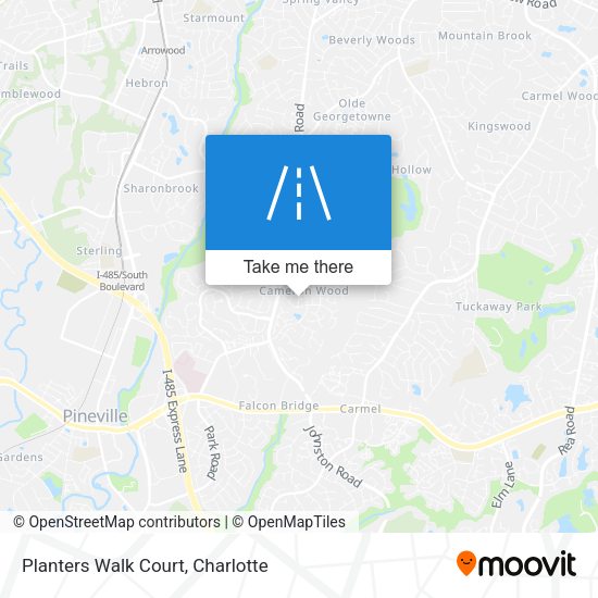 Mapa de Planters Walk Court