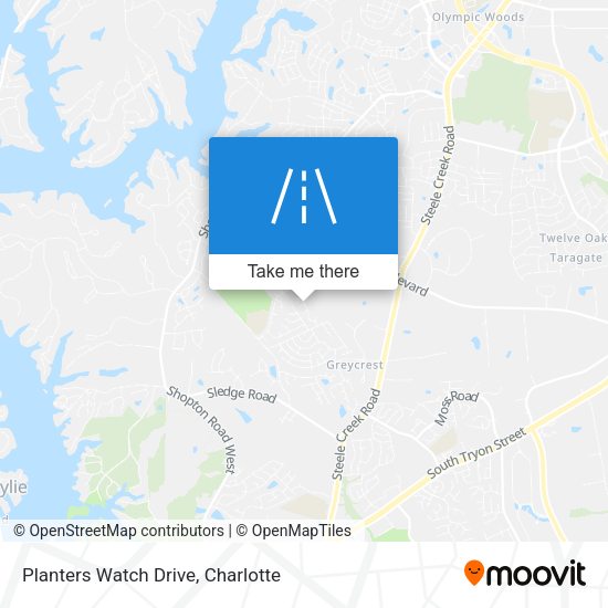 Planters Watch Drive map