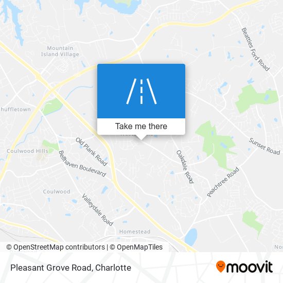 Mapa de Pleasant Grove Road