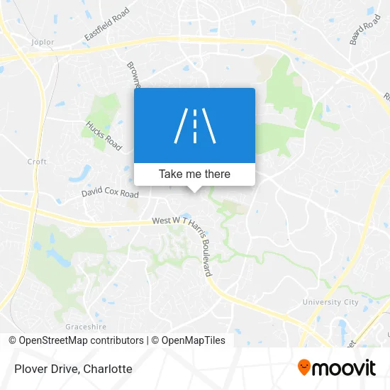 Plover Drive map