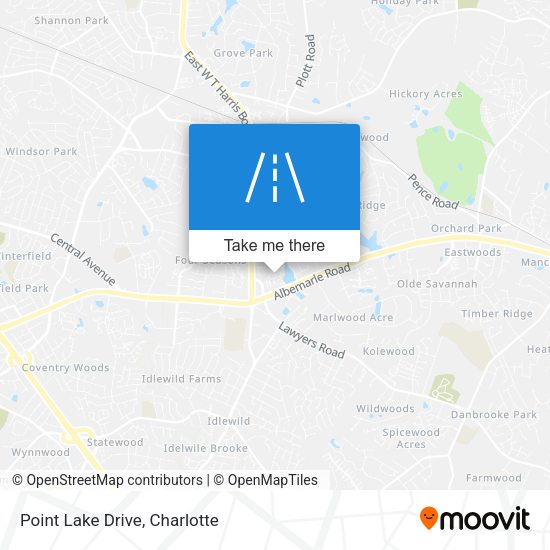 Point Lake Drive map