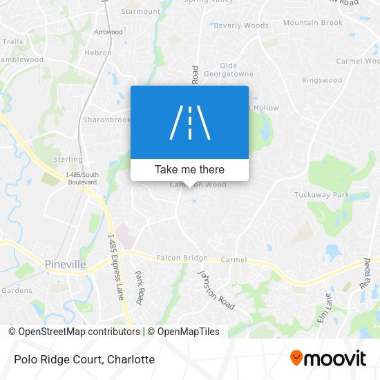 Mapa de Polo Ridge Court
