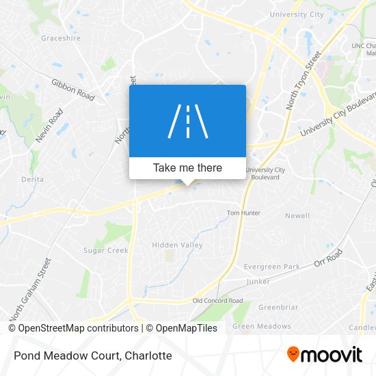 Pond Meadow Court map