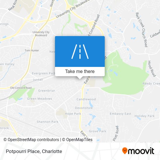 Mapa de Potpourri Place