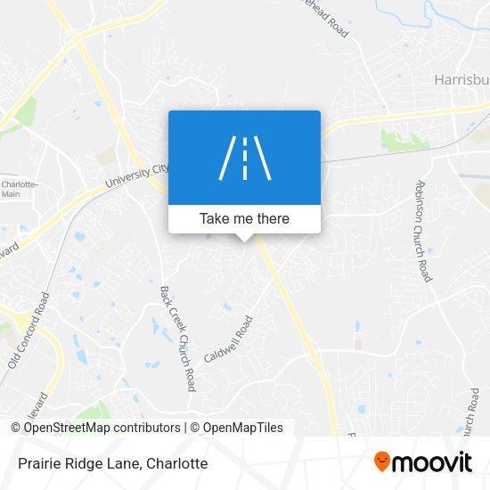 Prairie Ridge Lane map