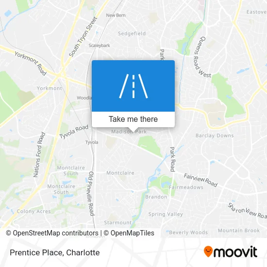 Prentice Place map