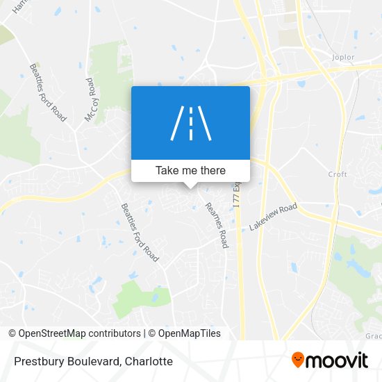 Prestbury Boulevard map