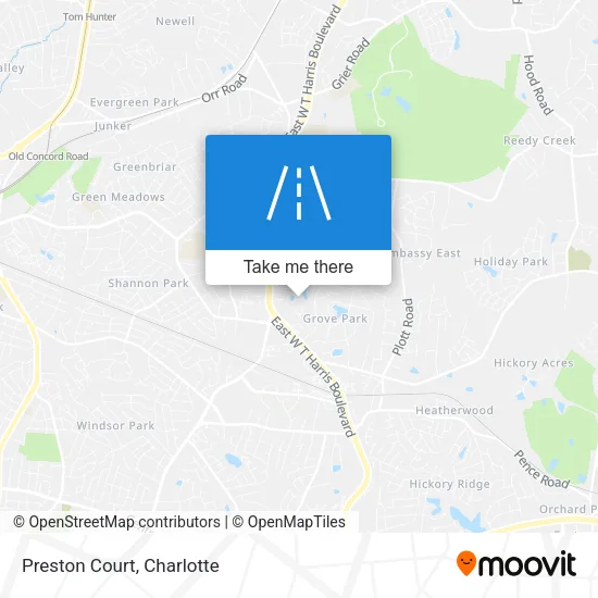 Preston Court map