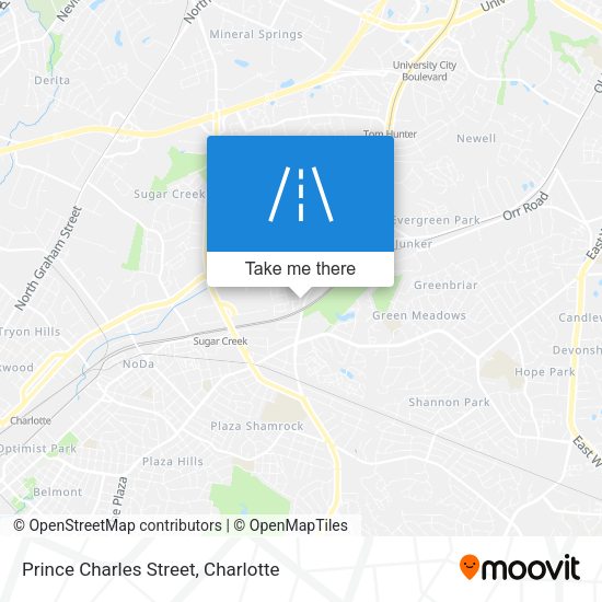 Prince Charles Street map