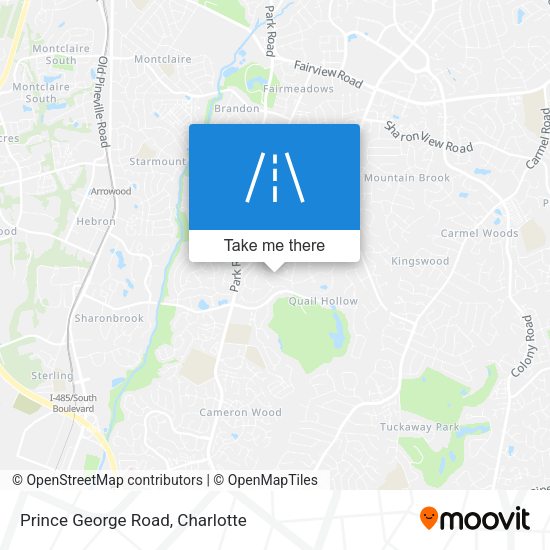 Prince George Road map