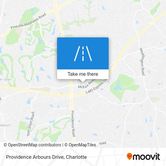 Providence Arbours Drive map