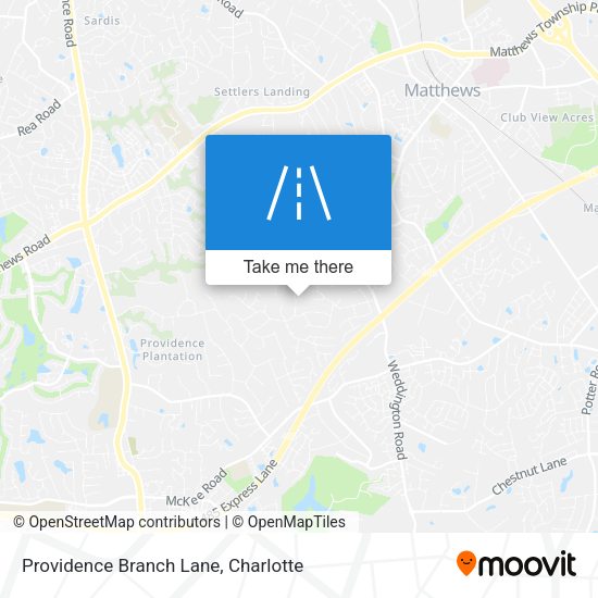 Providence Branch Lane map
