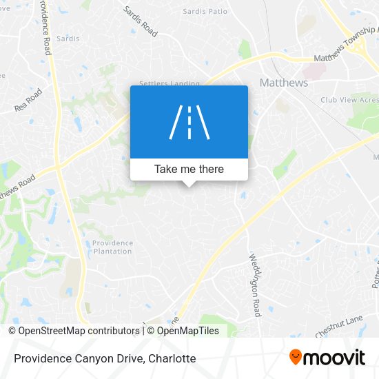 Providence Canyon Drive map