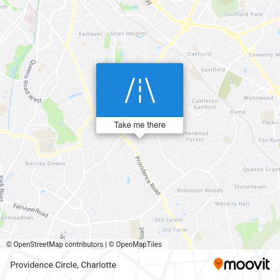 Providence Circle map