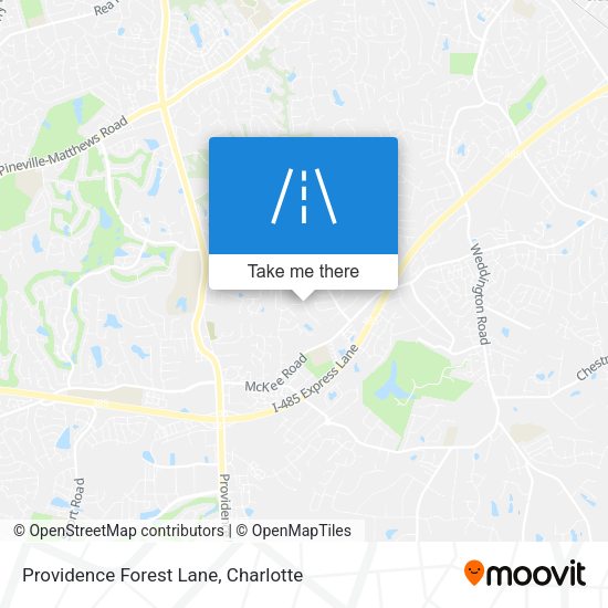 Mapa de Providence Forest Lane