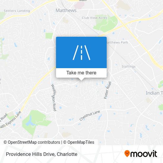 Providence Hills Drive map