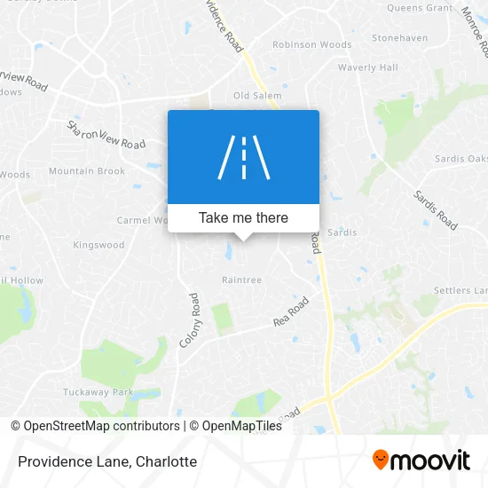 Providence Lane map