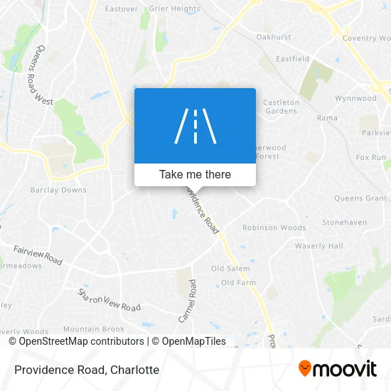 Providence Road map