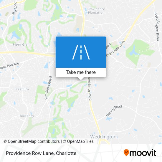 Providence Row Lane map