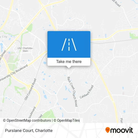 Mapa de Purslane Court