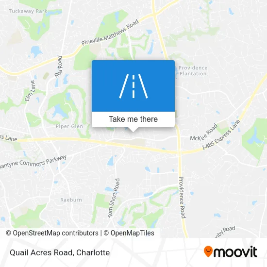 Quail Acres Road map