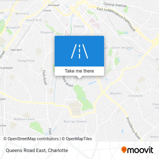 Mapa de Queens Road East